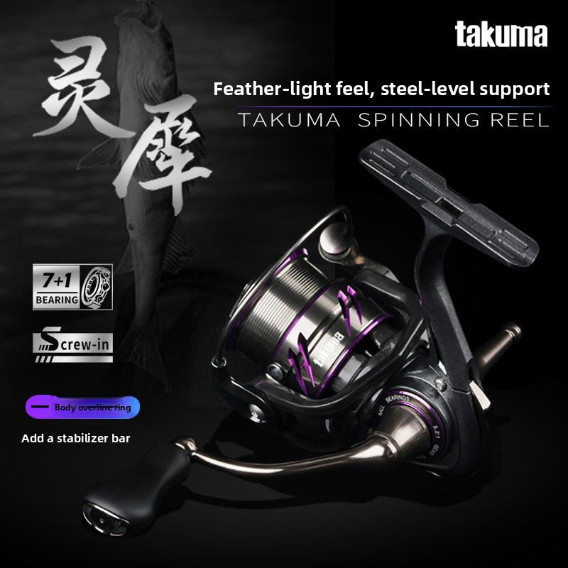 Ice Fishing Line - Reel spinning ringan jarak jauh TakumaLingxi